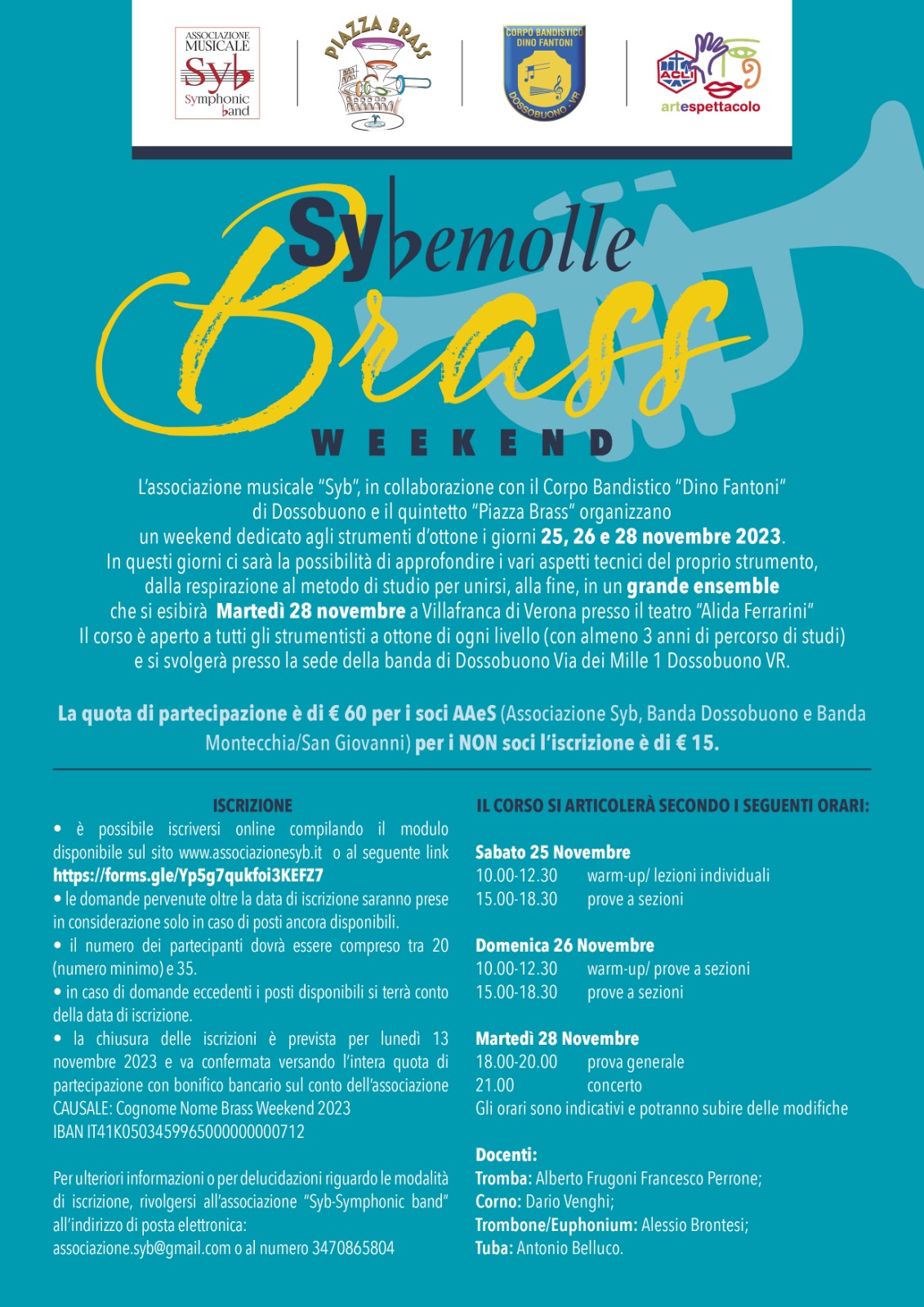 Sybemolle Brass Week-End 2023 ESCAPE='HTML'
